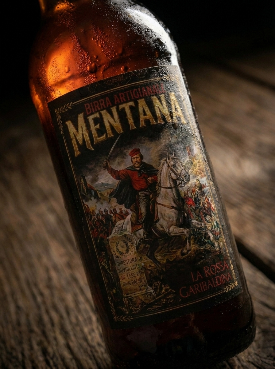 Birra Mentana - Etichetta Garibaldi