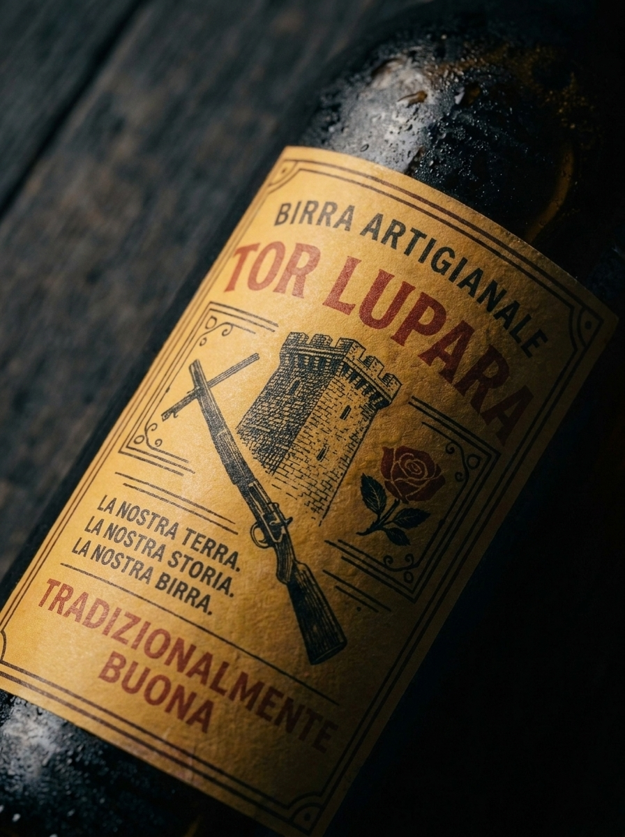 Birra Tor Lupara - Etichetta Gialla
