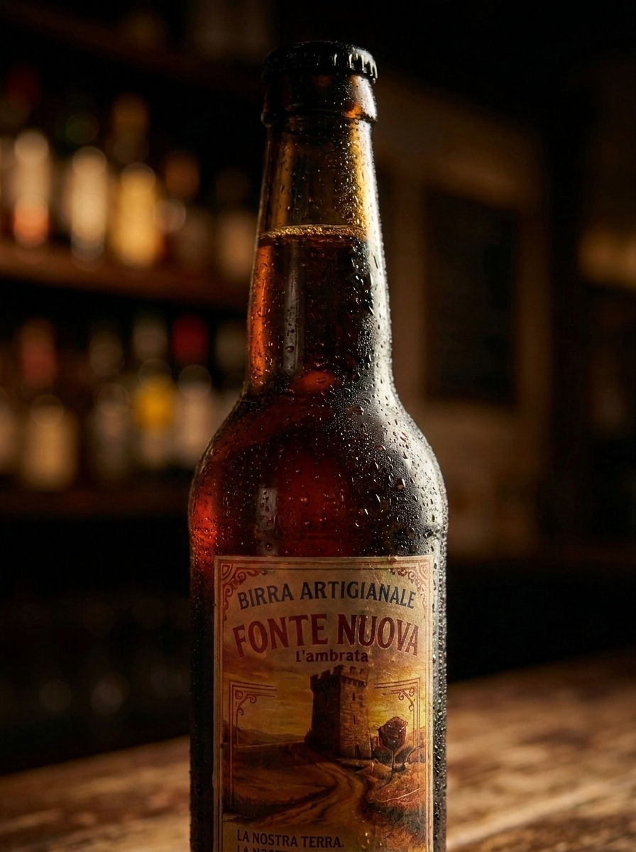 Birra Fonte Nuova - Etichetta Disegno